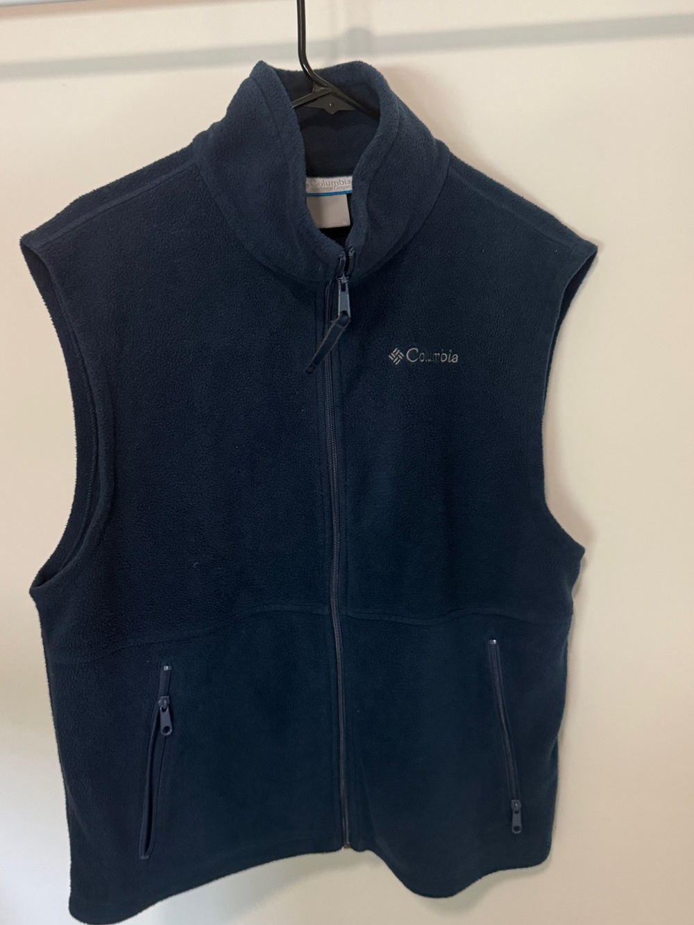Columbia Navy Blue Fleece Vest